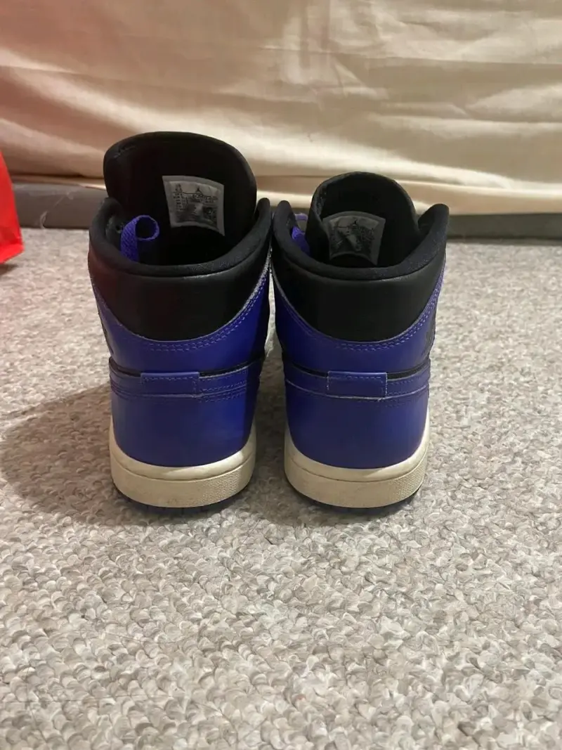 Zapatillas deportivas azul y negro - 3