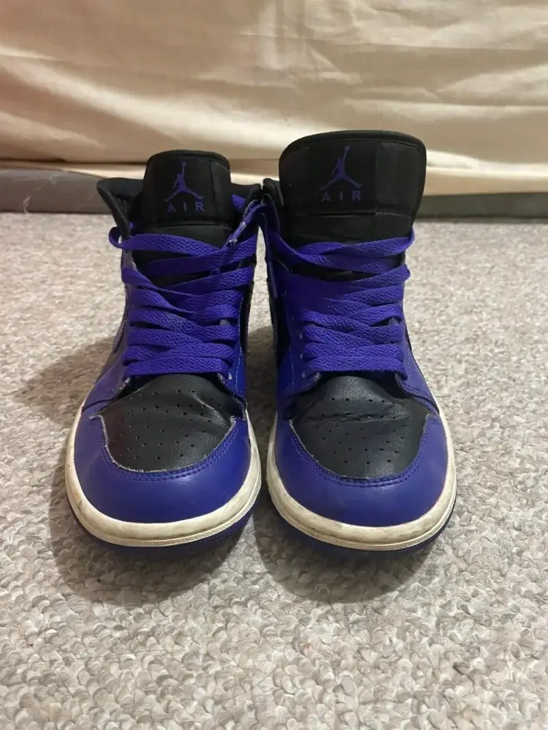 Zapatillas deportivas azul y negro - 5