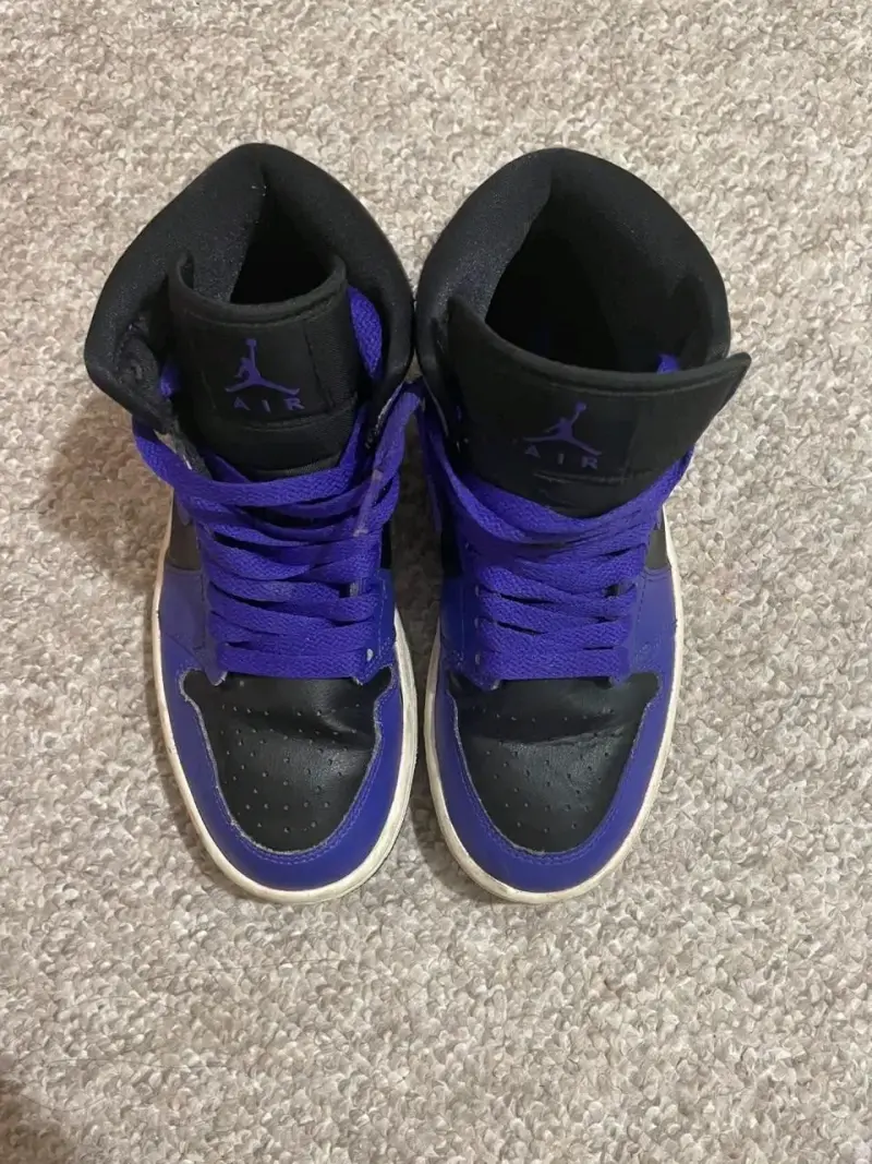 Zapatillas deportivas azul y negro - 6