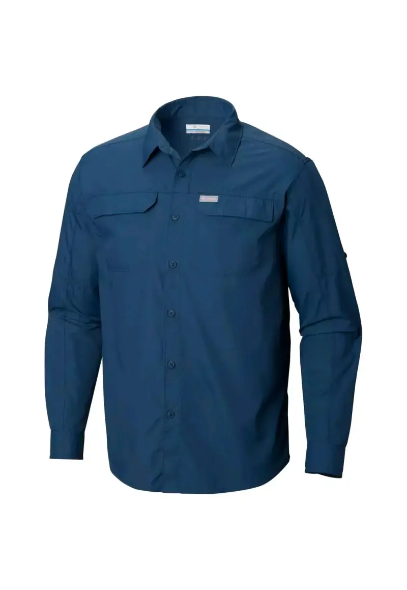Camisa azul manga larga Columbia