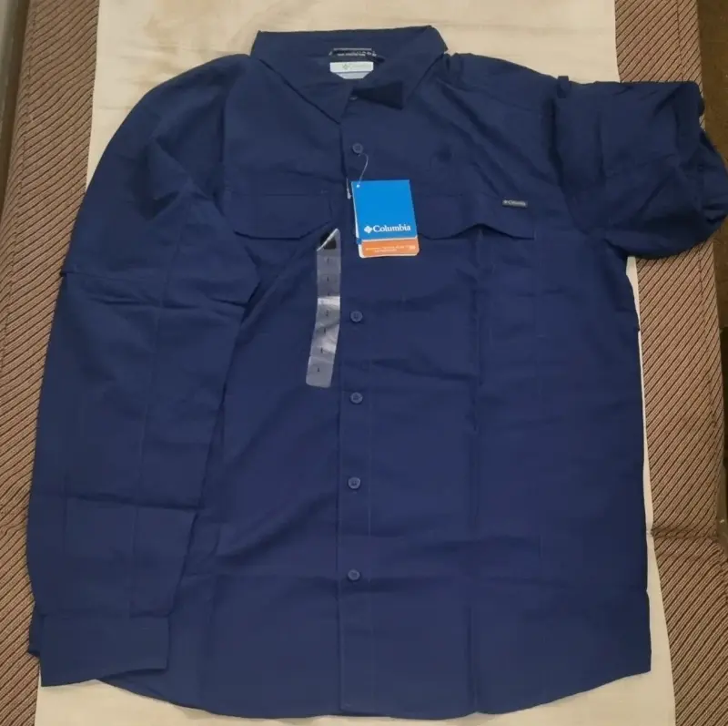 Camisa azul manga larga Columbia - 2