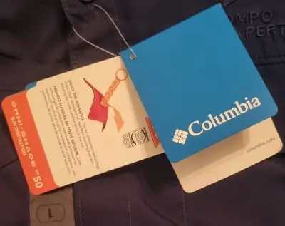 Camisa azul manga larga Columbia - miniatura 4