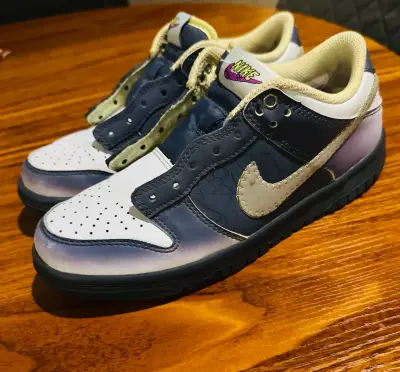 Zapatillas Nike azul y blanco - miniatura 4