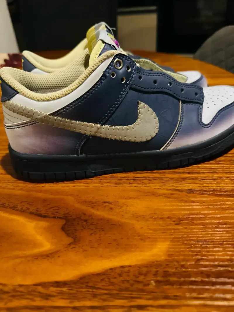 Zapatillas Nike azul y blanco - 5