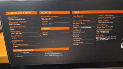 Refrigeración líquida Cougar Poseidon Ultra 360 - miniatura 2