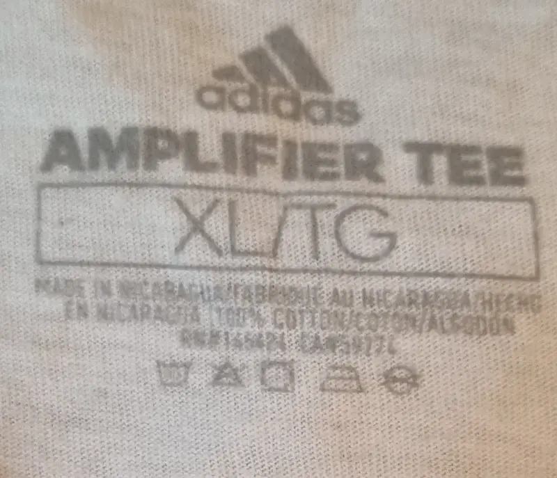 Polera blanca Adidas - 3
