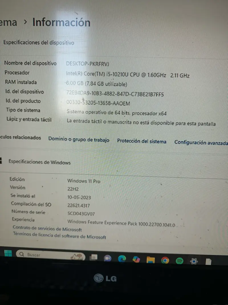 Laptop HP probook Intel I5 - 5
