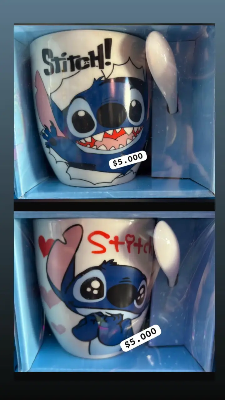 Taza Stitch con cuchara - 1