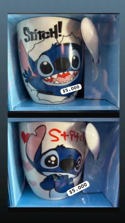 Taza Stitch con cuchara - miniatura 1