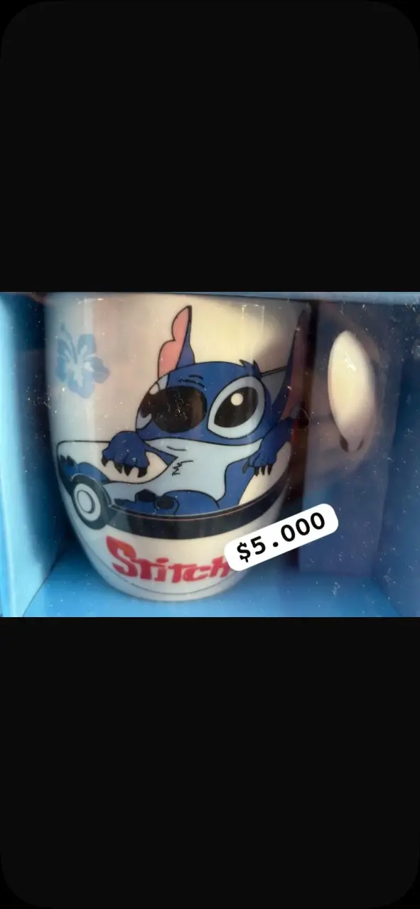 Taza Stitch con cuchara - 2