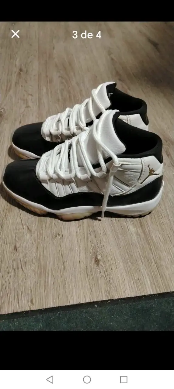 Zapatillas deportivas blanco y negro - 1