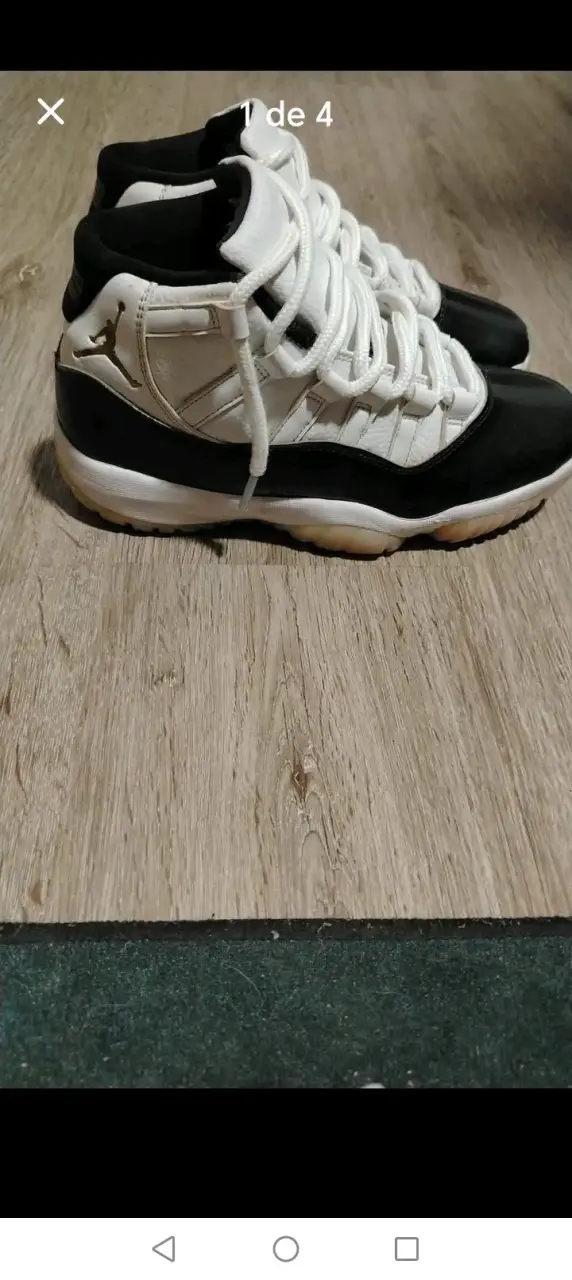 Zapatillas deportivas blanco y negro - 2
