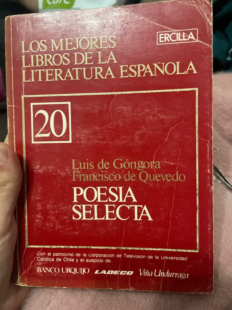 Libro Poesía Selecta Ercilla - 1