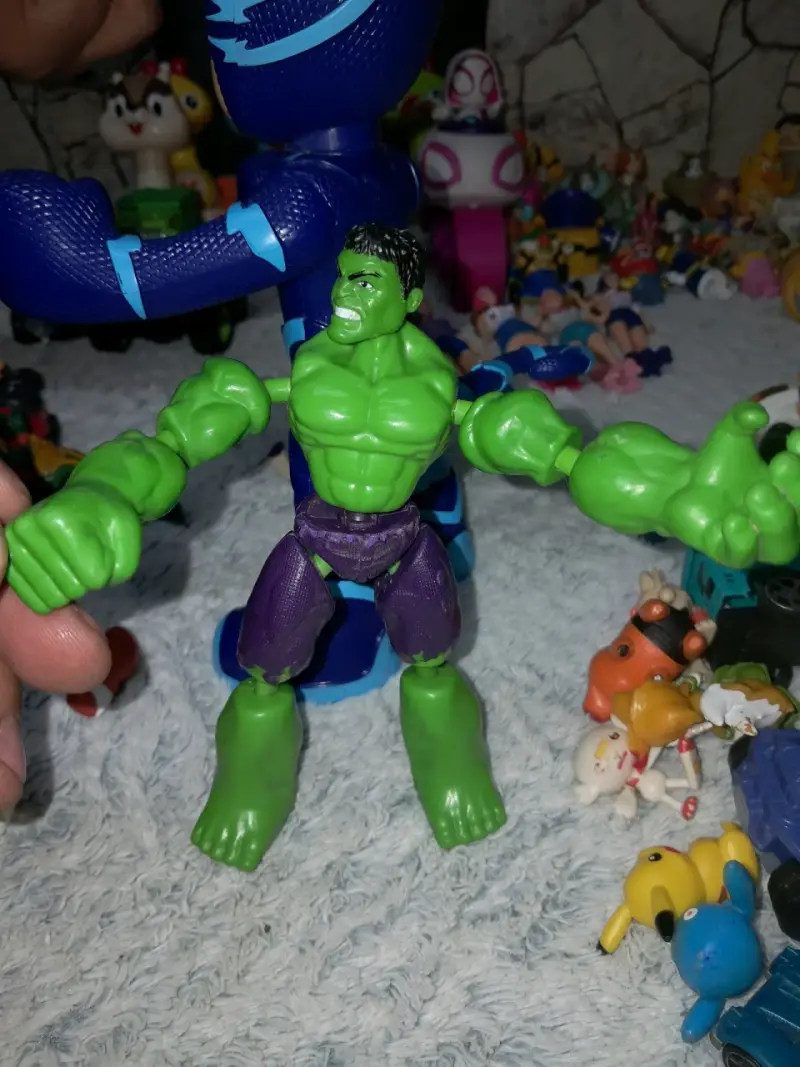 Figura de acción Hulk verde