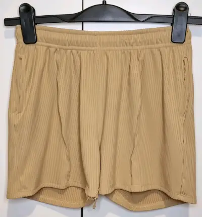 Short de legging beige - miniatura 1