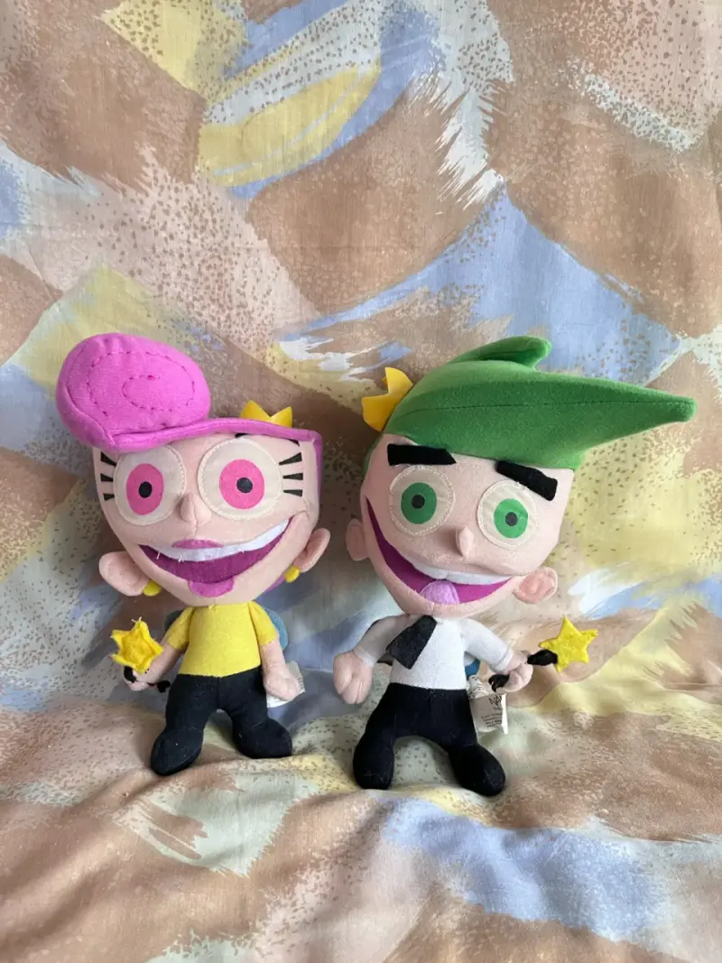 Peluches Cosmo y Wanda