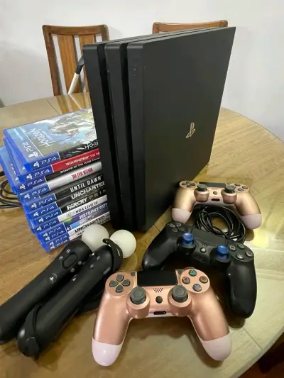 Consola PS4 con juegos y accesorios - miniatura 2