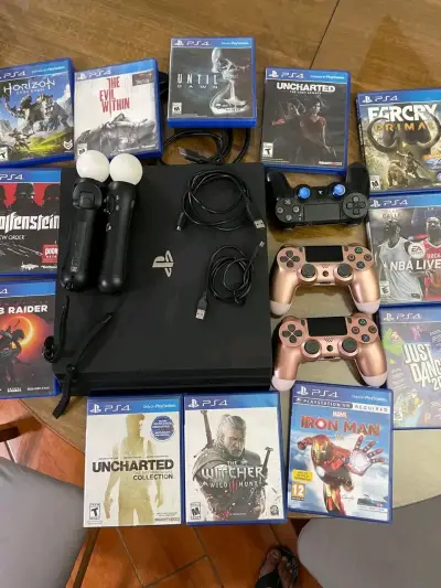 Consola PS4 con juegos y accesorios - miniatura 6