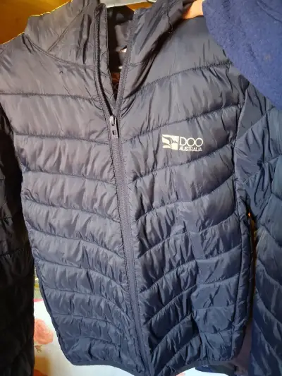 Chaqueta acolchada azul marino Doo Australia - miniatura 1