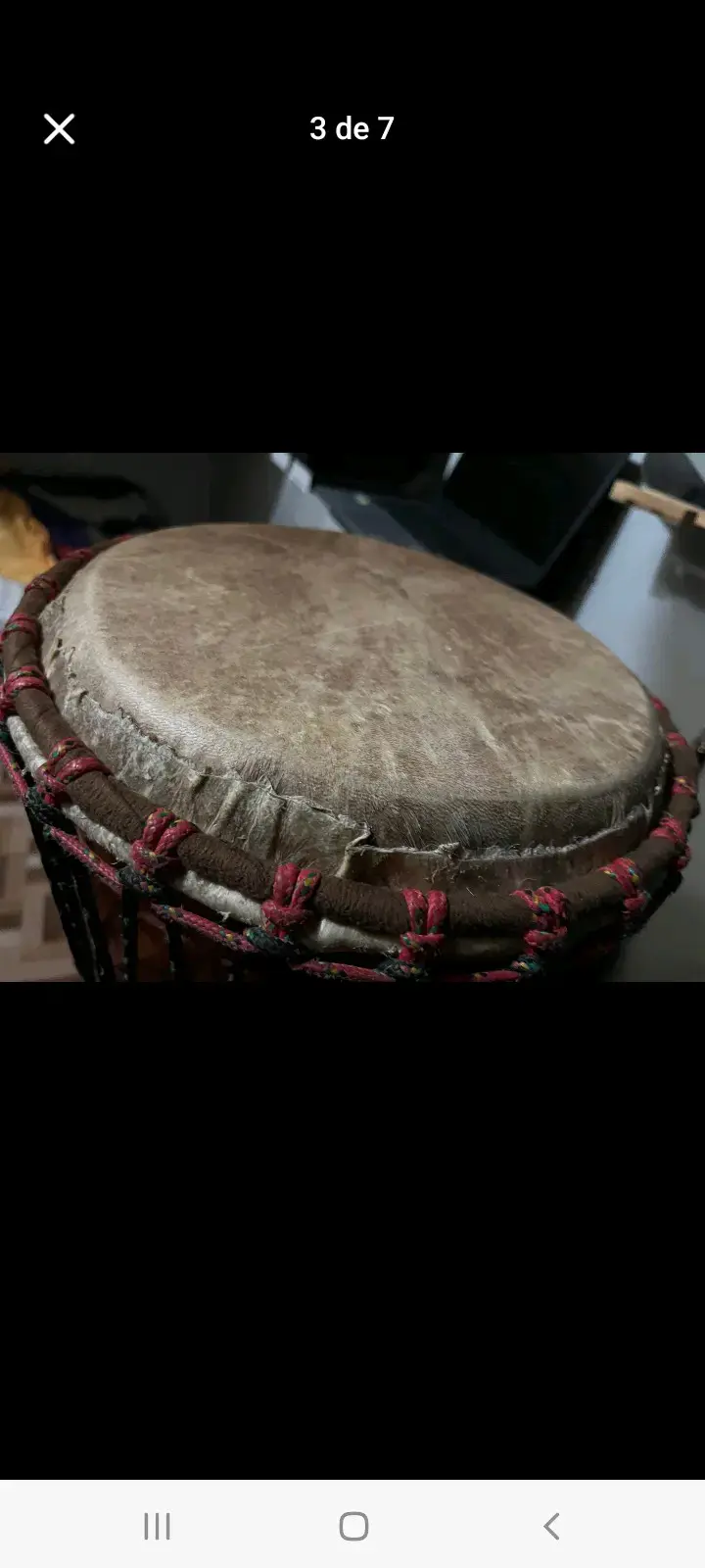 Tambor artesanal 27 cm - 5