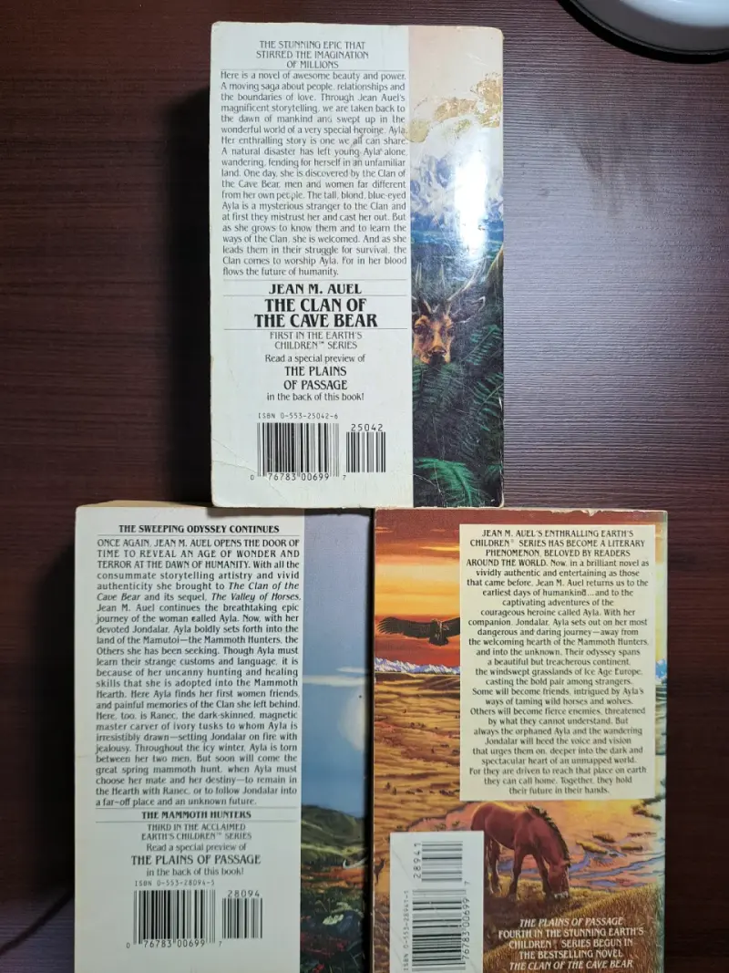Libros serie "The Earth's Children" Jean M. Auel - 3