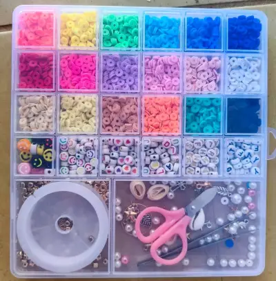Kit de armado de bisuteria para manualidades - miniatura 1