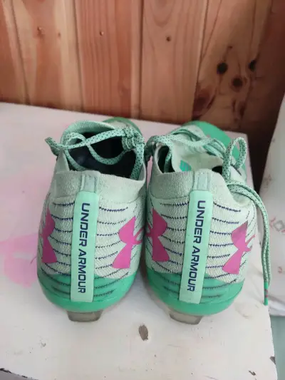 Zapatillas fútbol Under Armour verdes - miniatura 1