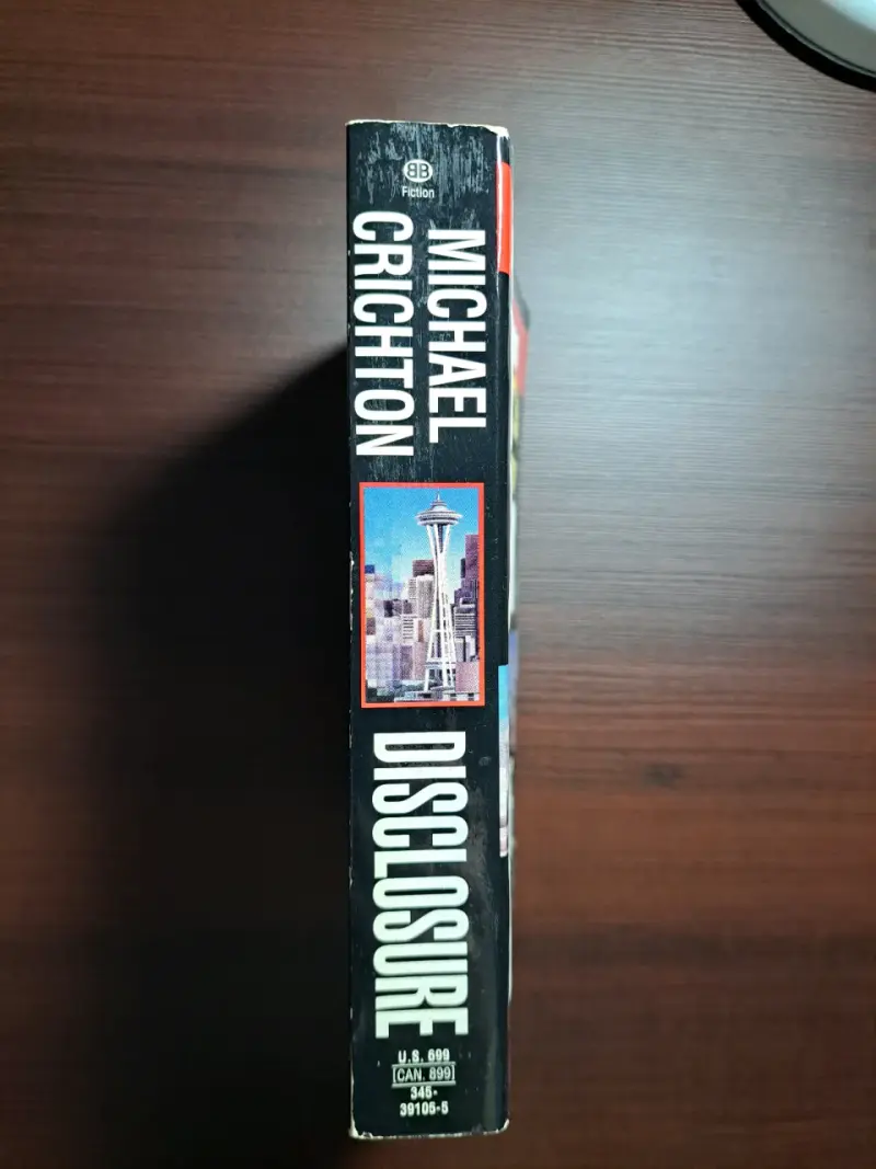 Libro 'Disclosure' de Michael Crichton - 2