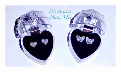 Par de aros Plata 925 - miniatura 1