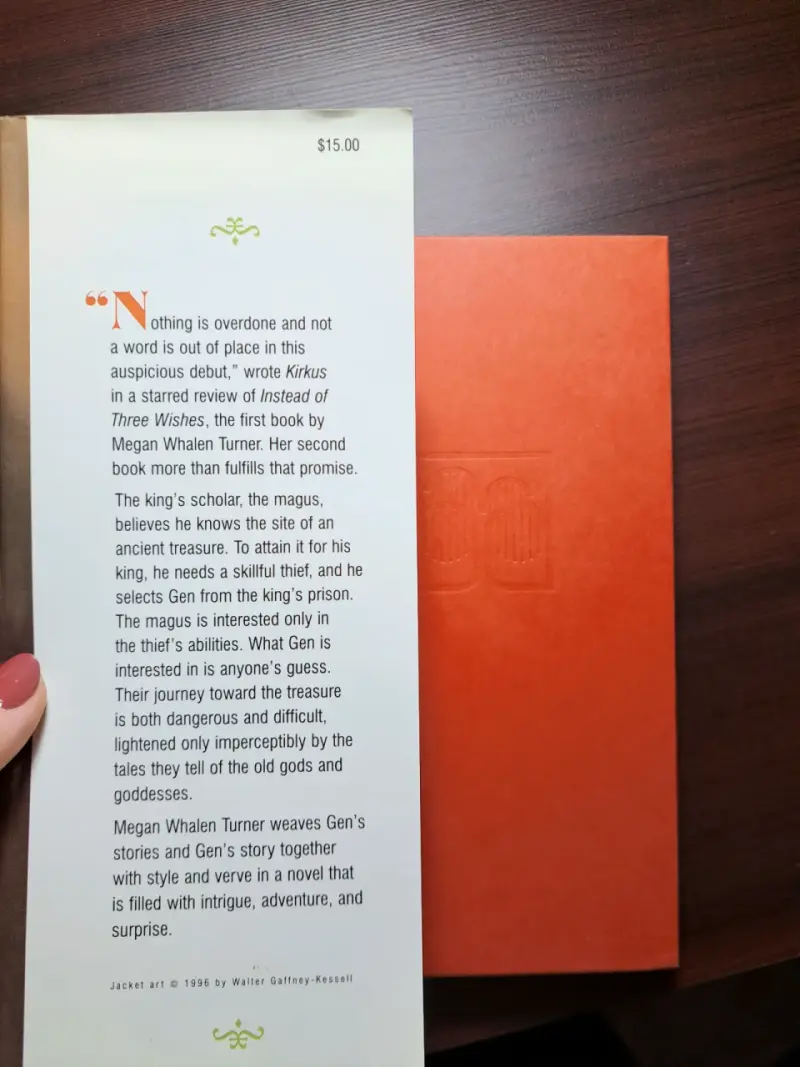 Libro 'The Thief' tapa dura de Megan Whalen - 3