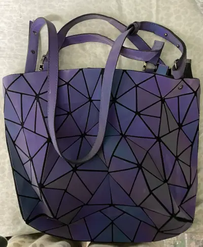 Bolso geométrico morado - miniatura 1