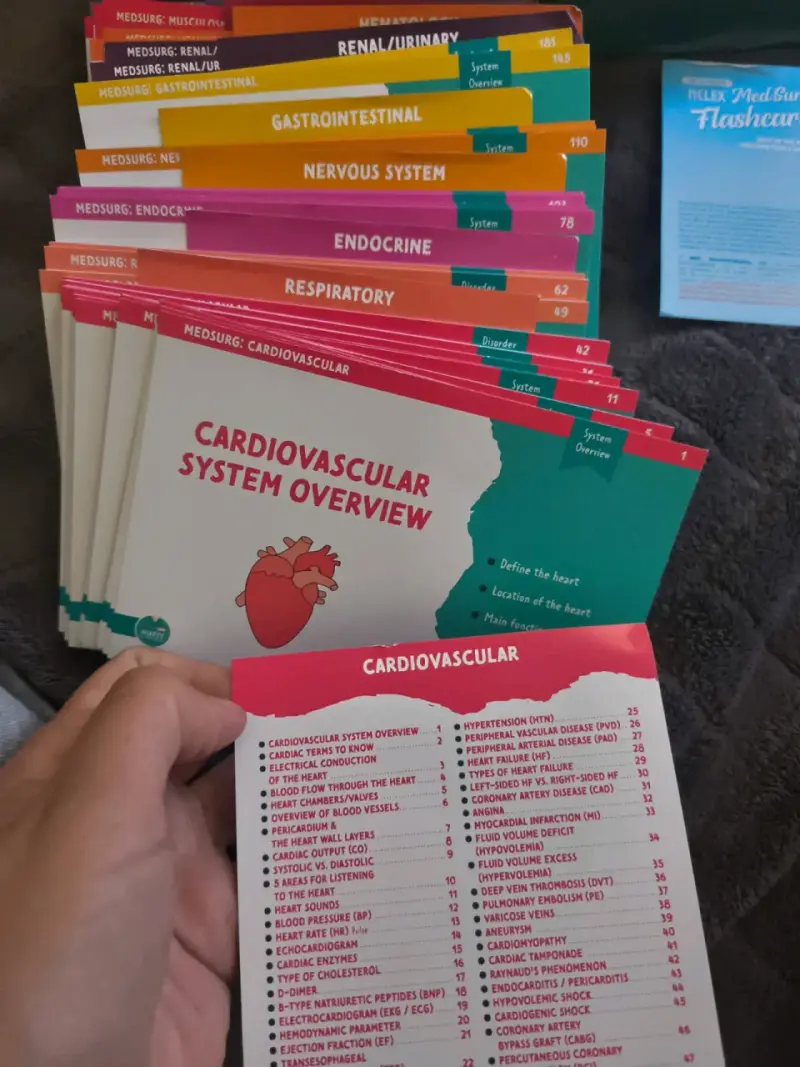 Paquete de flashcards para enfermería - 5