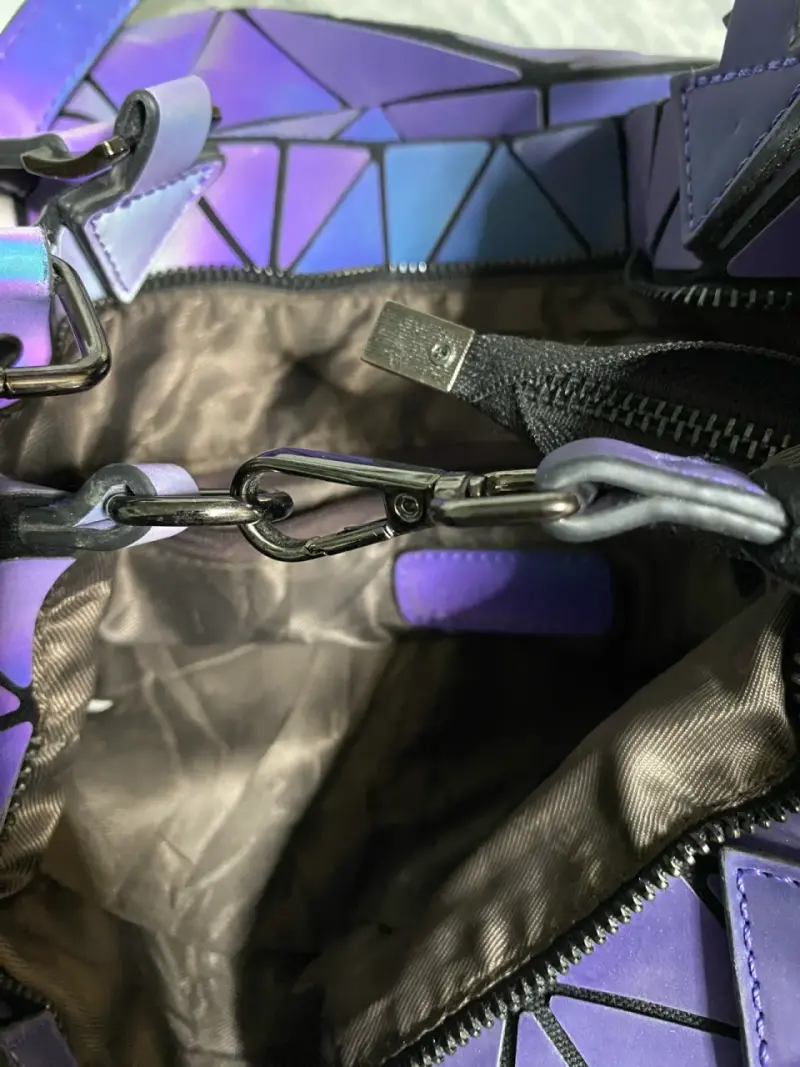 Bolso geométrico morado - 4
