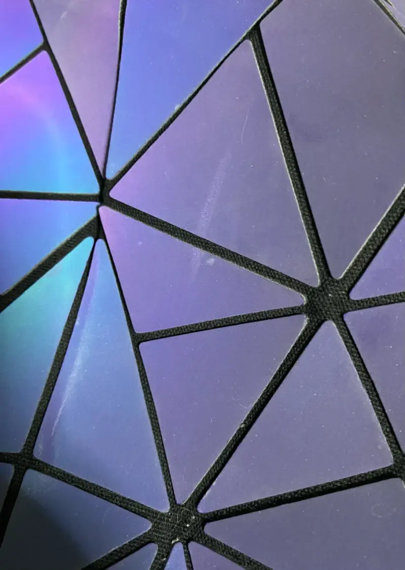 Bolso geométrico morado - 5