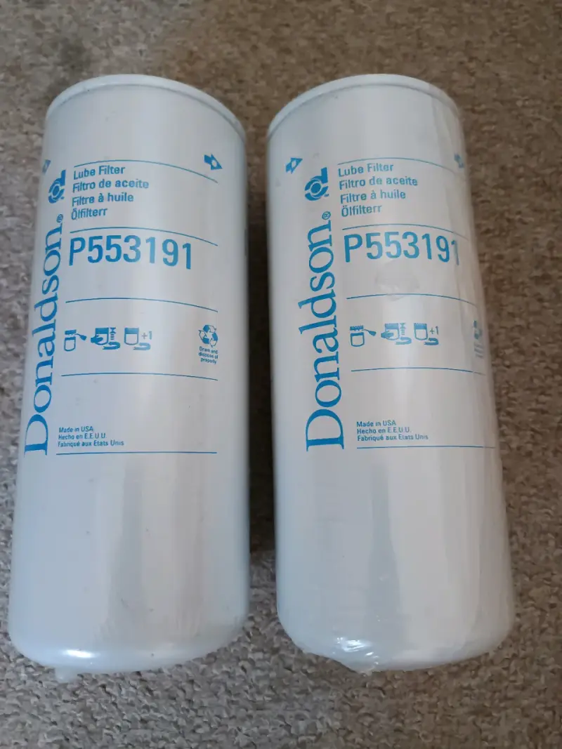 Filtros de aceite Donaldson nuevos