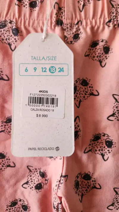 Pantalones rosas para niños - miniatura 2