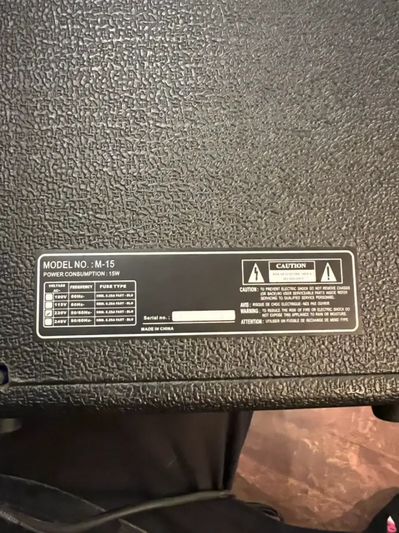 Amplificador Kapok M15 usado - 2
