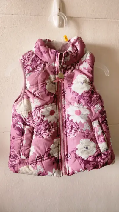 Chaqueta floral infantil rosa - miniatura 1