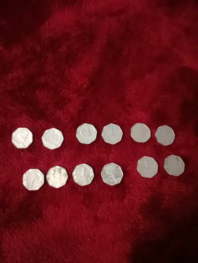 Lote de monedas antiguas chilenas - miniatura 1