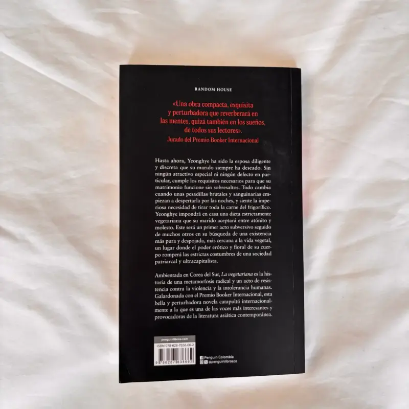 Libro 'La vegetariana' de Han Kang - 2