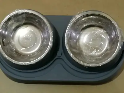 Comedero doble para mascotas - miniatura 1