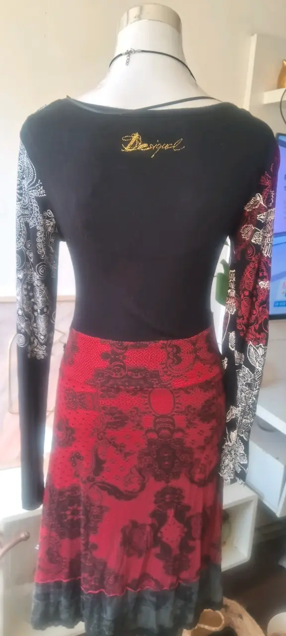 Vestido floral manga larga - 3