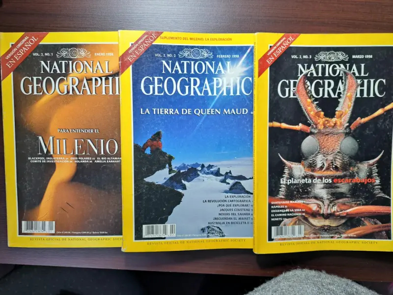 Revistas National Geographic 1998 - 2