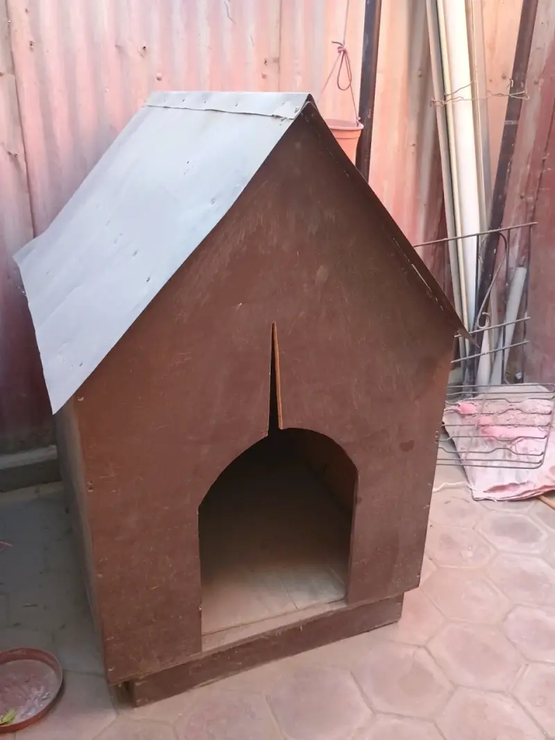 Casa para perro de madera - 1
