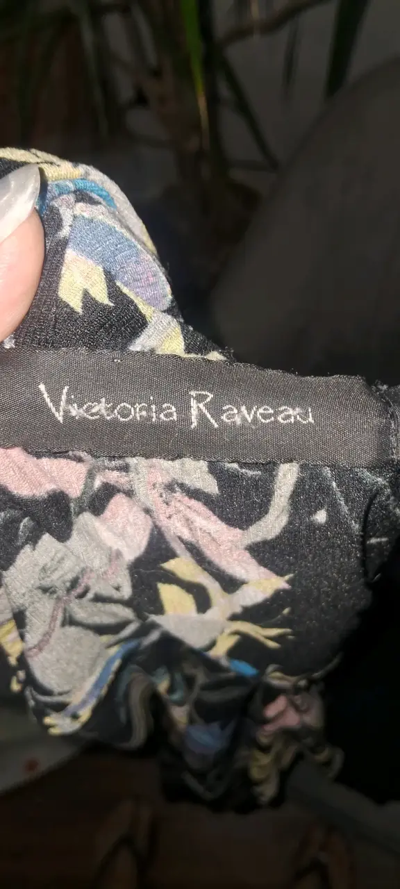 Vestido largo estampado floral Victoria Raveau - 5