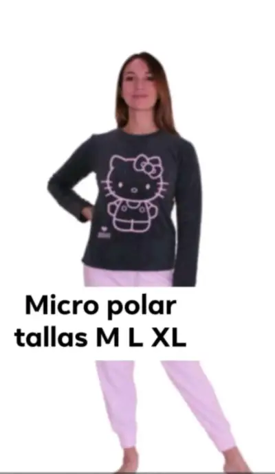 Pijama Hello Kitty mujer - miniatura 5