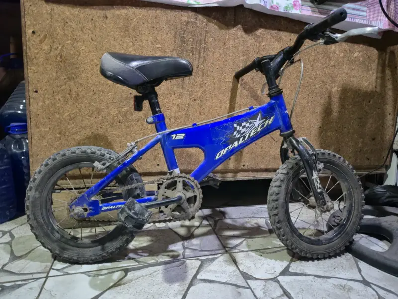 Bicicleta infantil Opaltech azul - 1