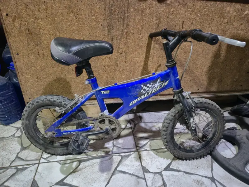 Bicicleta infantil Opaltech azul - 2