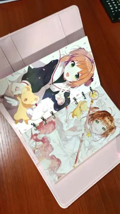 Cuaderno Sakura cubierta dorada - miniatura 4