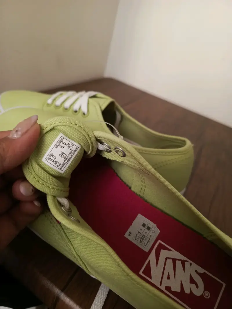 Zapatillas Vans verde limón - 4